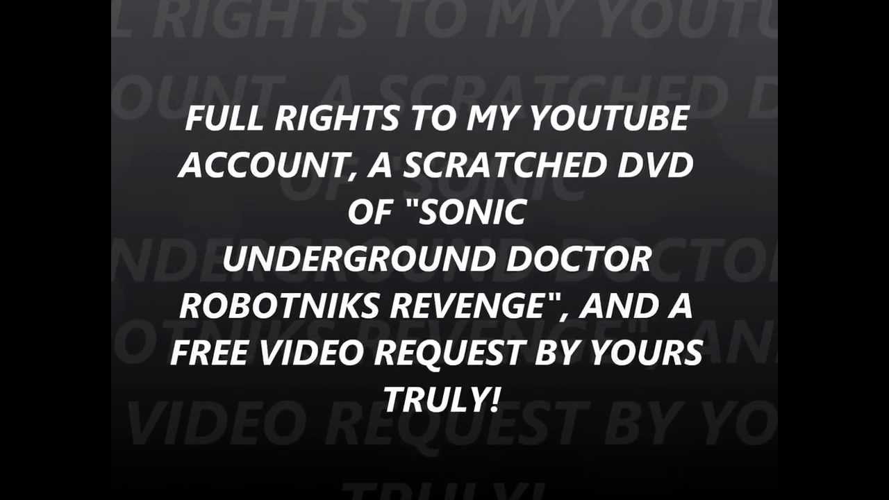 Sonic Underground Giveaway Contest! Free Shit!